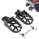 Repose pieds Moto pour 50/65/85/125/150/250/400SX 250SXS/SXS F/EXC/MXC/EXC G/SX F/EXC F/XC/XC F 450SX F/EXC/XC G/SX/SXS/SMR/EXC G/MSX G 525EXC/EXC G/MXC G/SX/SMR/XC G Noir