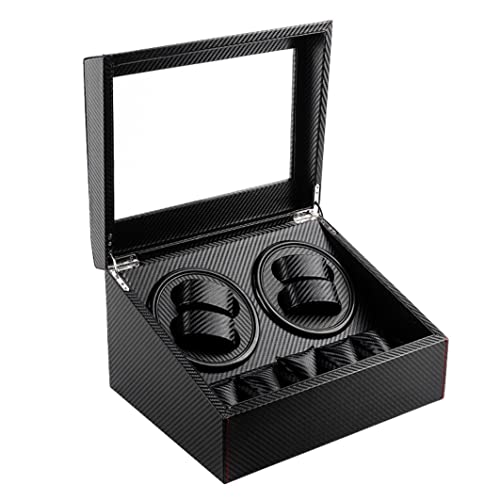 IROEJT Coffret de Montre, Remontoir Automatique, boîte de présentation, écrin en Cuir à Rotation Automatique, Coffret de Collection pour Montres.