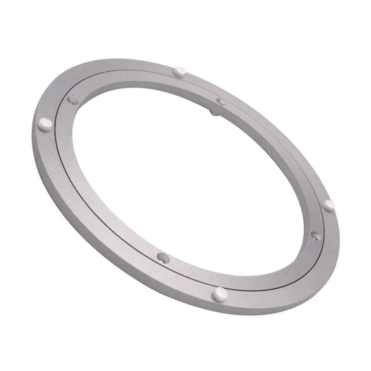 Roulement de plateau tournant Lazy Susan en alliage d'aluminium – Plateau rotatif lisse pour table à manger, armoires de cuisine et bureaux – Parfait pour partager et afficher des aliments