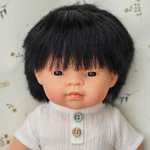 Image of Miniland Doll 15'' Asian Boy (Box) - Made in Spain, Anatomically Correct, Quality