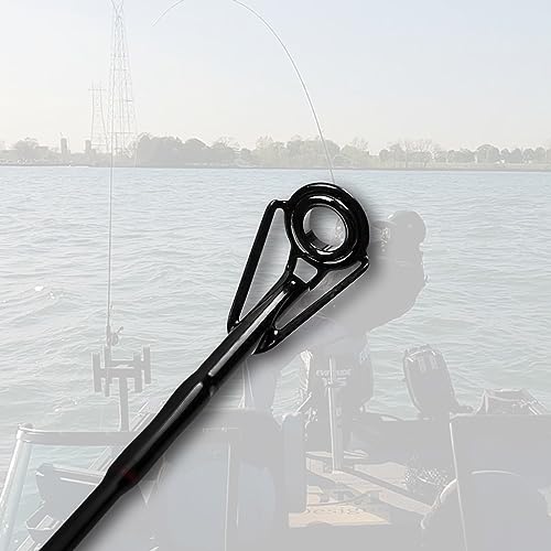 Fiblink Caña de Pescar Baitcasting de Carbono 4 Piezas 7 Pies Media Pesada Acción Rápida miniatura 4