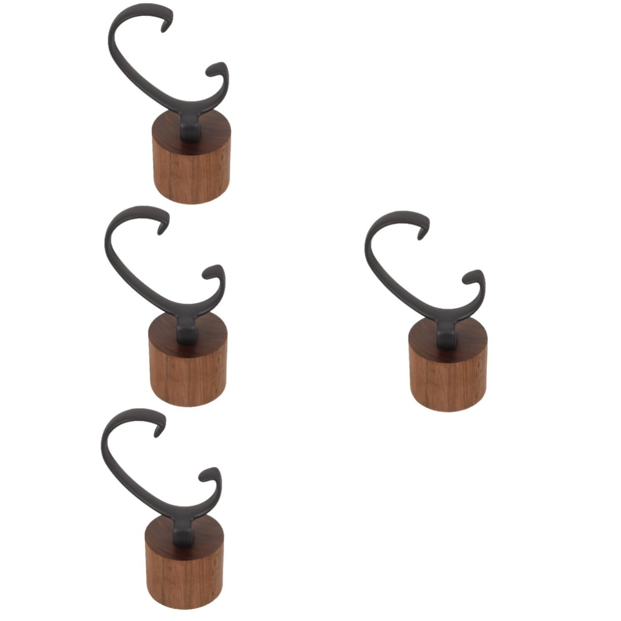 4 Stücke Holz Uhr Display Rack Nussbaum Einzelnen Armbanduhr Display Stand