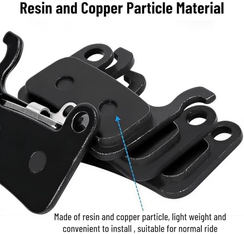 4 Pairs Brake Pads, Semi Metal Disc Brake Pads Lightweight Brake Parts Brake Pad Set for M956, #323, SPYMINNPOO9u4re0xq6m