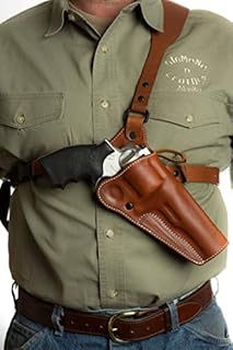 Diamond D Guide's Choice Leather Chest Holster, GCRSR75, Brown
