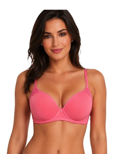 Image of Viola's Secret 6 Pack of Color Print T-Shirt Bras B Cup C Cup and D Cup