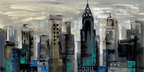 Toile New York Moment Silvia Vassileva pour sublimer un salon contemporain