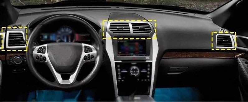 Grille de ventilation Ford Explorer avec ailettes orientables - 3