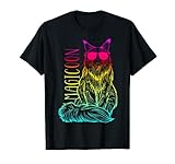 Photo Gallery arcobaleno colorato maine coon gatto – con scritta magicoon maglietta Photo Gallery arcobaleno colorato maine coon gatto – con scritta magicoon maglietta