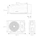Cecotec Split-Klimaanlage AirClima 12000 Wind Connected, 12.000 BTU