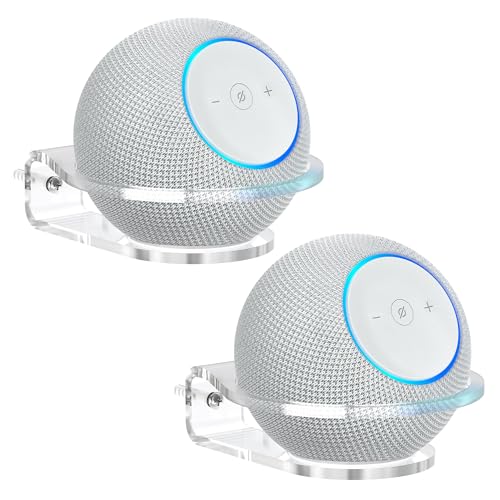 Support mural pour HomePod Mini et Dot 4 anti-chute en acrylique robuste