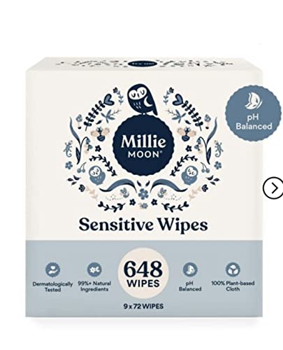 Image of Millie Moon Sensitive Baby Wipes - Plant Based (648)