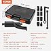 VEVOR Torque Multiplier, 1 Inch Drive Lug Nut Wrench/Multiplier Heavy Duty Torque Multiplier Wrench Set, 1:58 4800N.m Lug Nut Remover, Includes 8 Sockets (24-38mm) and Storage Case