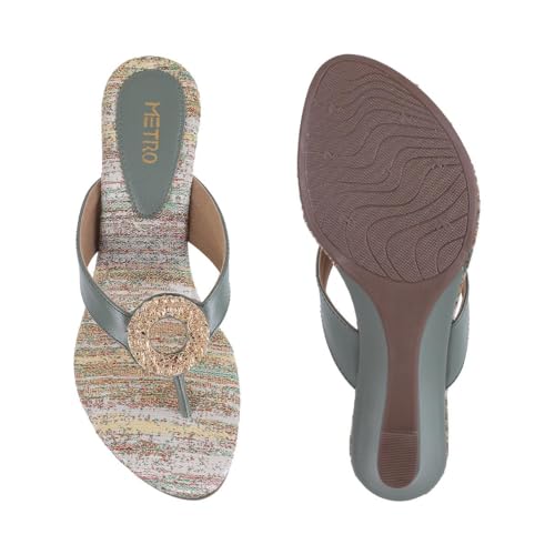 Image of Metro Women Wedge Heel Fashion Sandal