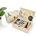 MKNZOME Scatola da Cucito in Legno - Premium Cestino da Cucito Vintage con Accessori da Cucito Completi, Portatile Valigetta Sarta per Principianti, Casa e Emergenza Uso#1