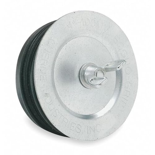 CHERNE Industries 3" Mechanical Pipe Plug, Stainless Steel and Chemical Resistant Nitrile Rubber