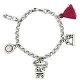 Always | Pulsera de Profesiones con Charms Cadena de Zamak con Baño de Plata (Costurera)