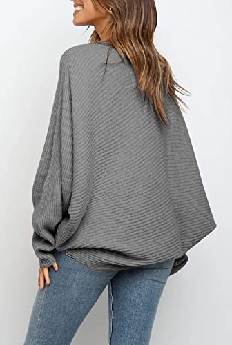 Image of Mafulus Womens Oversized Sweater Fall Winter Slouchy Pullover Jumper Tops
