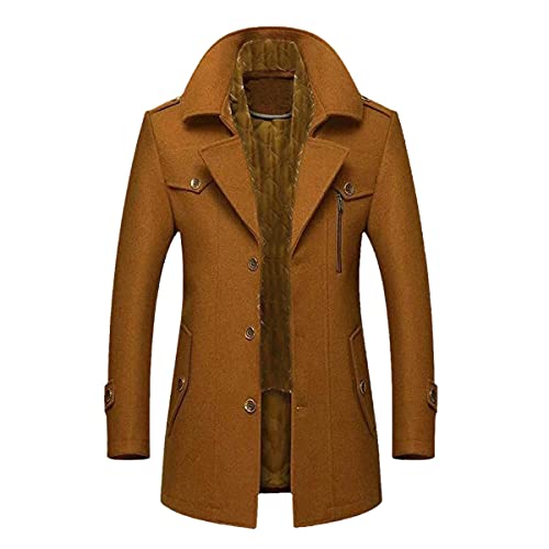 Manteau en laine homme Roquorl contre le vent et le froid