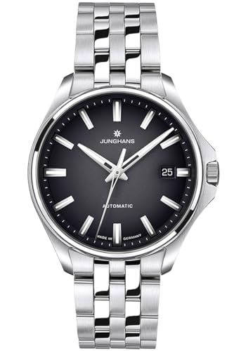 Preisvergleich Produktbild JUNGHANS Damenuhr Automatik Meister S Schwarz 36 mm 27 / 4580.44