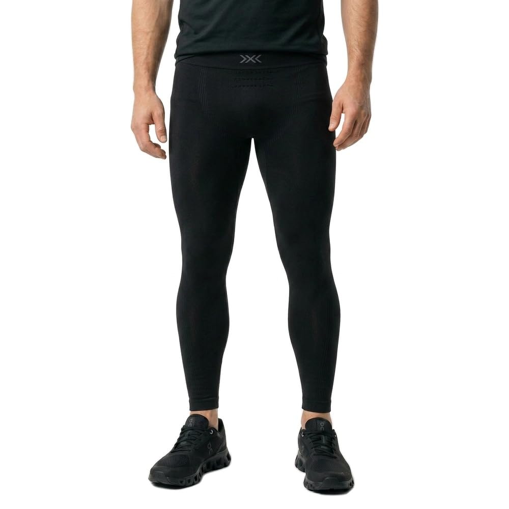 X-Bionic Pantalones Hombre MIGHTYWOOL, Lana Merino para Deportes de Invierno, Termorregulación y Gestión del Sudor para Esquí y Snowboard, Negro S