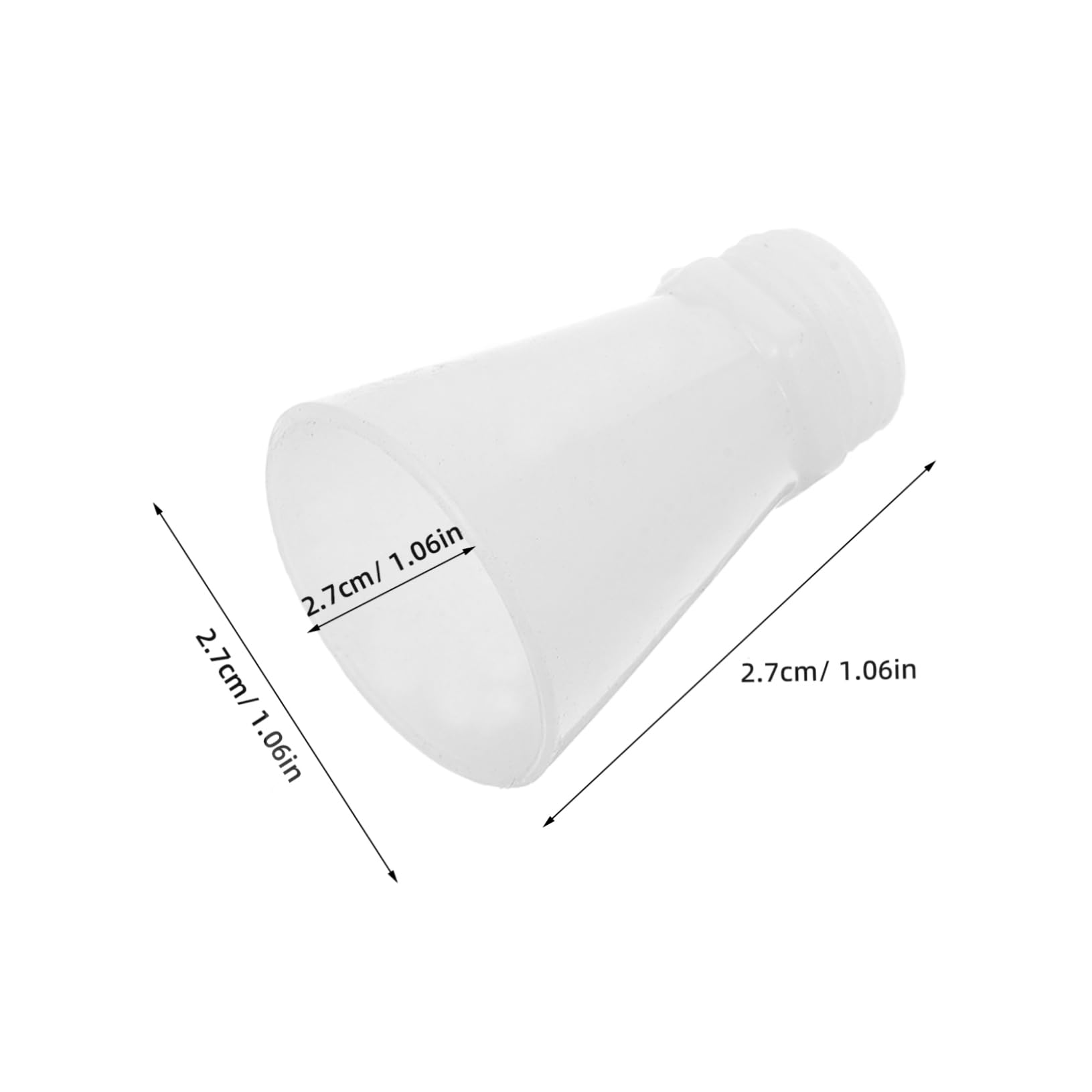 HOLIDYOYO 50pcs Fire Extinguisher Accessories Replacement Auto Fire Extinguisher Nozzles Extinguishers First Wide Mouth Fire Extinguisher Nozzles Class Extinguisher Tops Transparent Plastic