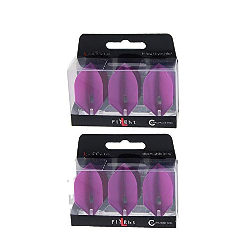 Ailettes de fléchettes Lstyle L5 Pro haut de gamme ultra rigides violet foncé