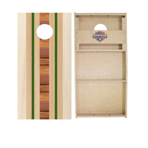 Skip's Garage Sierra Surf Board Cornhole Boards - WSOC Runway Series - Includes (2) Boards (NO Bags) + (1) Black Carrying Case