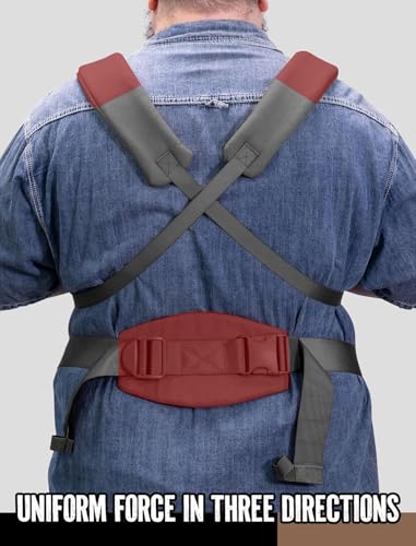 Image of Ergonomic Lumbar Support Baby Carrier for Infants to Toddlers (8-33 lbs), Cozy and Lightweight Military Baby Carrier for Plus Size Parents-Dark Grey