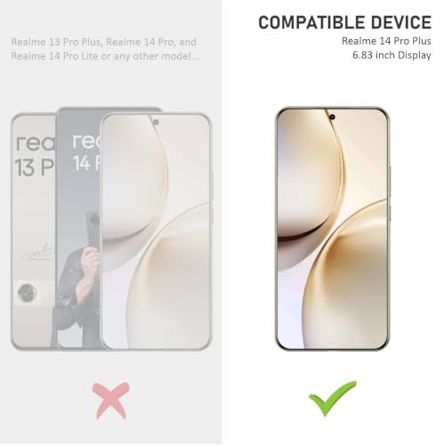 Image of SupCares TPU Unbreakable Membrane Screen Protector for Realme 14 Pro Plus (6.83 Inch) With Easy Self Installation Kit | Fingerprint Working | Edge to Edge Coverage