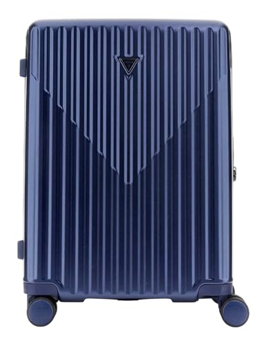 GUESS Olbia Trolley M Blue : valise rigide aux finitions soignées