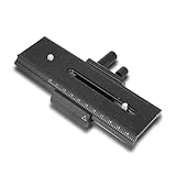 Joyzan Macro Focusing Rail Slider, 2 Way Shot Focus Mount Camera Flash Support Bracket Holder Photography Closeup Shooting Plate 1/4