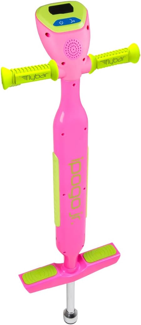 iPogo Jr. - Worlds First Interactive Counting Pogo Stick for Kids Ages 5 to 9 (Pink)