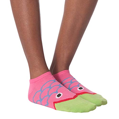 Image of K. Bell women's Fun Food & Drink Low Cut Socks - 6 Pairs - Cool & Cute Novelty Gifts