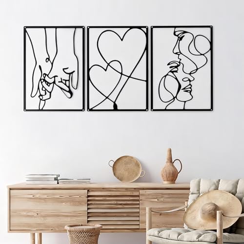 Arte tematica romantica e amorosa: integra sottili motivi d'amore e romanticismo in una struttura minimalista, dona alla tua casa un tocco personale e cordiale.