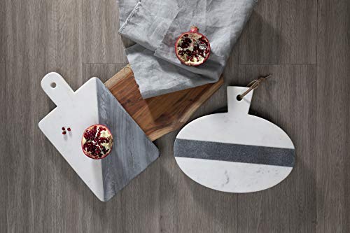 Premier Housewares Marble Chopping Board, Cutting, White/Grey - 39 cm - Image 4