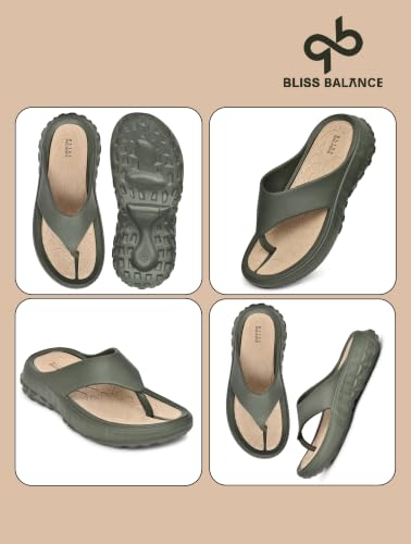 Image of Extra Soft Premium Slippers with Soft Acupressure Comfortable & Light Weight Stylish & Anti-Skid Classic Ultra Soft Casual Waterproof & Everyday Flip Flops BB153