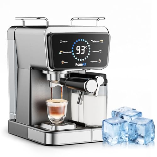 RoneKIT Espresso Machine with Automatic Milk Tank,Espresso Cool & Cappuccino