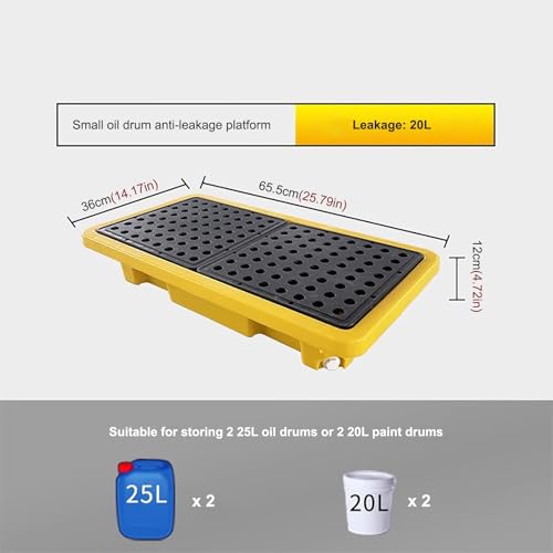 Palés de contención de derrames y plataforma modular para garaje 2