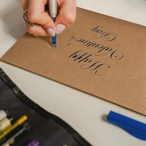 Kraftpapier Umschläge 100 Stück 130 g/m² Briefumschläge Kuvert Briefkuvert Briefhülle für Grußkarten Einladung Geburtstagskarten Nassklebung Spitzklappe Umschläge (DIN C6 | 11,4 x 16,2 cm)