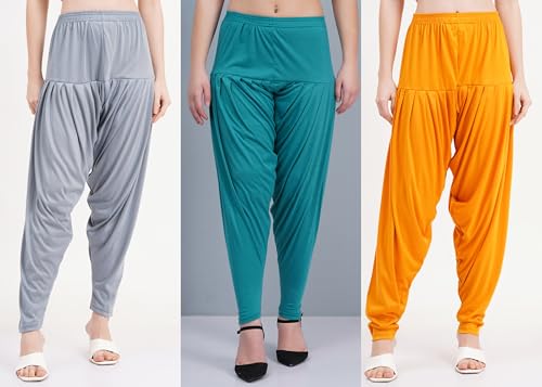Image of Buy That Trendz Patiala Salwar for Women Relaxed Fit Viscose Patiyala Salwar Harem Bottom Pants