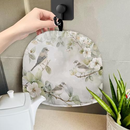 Image of Hummingbird Tea Cozy for Teapot Insulated Floral Tea Pot Cozy Home Decor Tea Cosy for Teapot Kitchen Accessory Tea Pot Cover