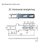 ATO 24VDC Interlock Switch, NC/NC Safety Key Interlock Switch, IP67, Red