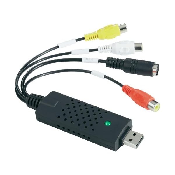 Easyday - EasyCap DC60 USB 2.0 Video VHS auf DVD Konverter, Grabber, Adapter. Capture Card mit Chipset UTV 007 für Win7…