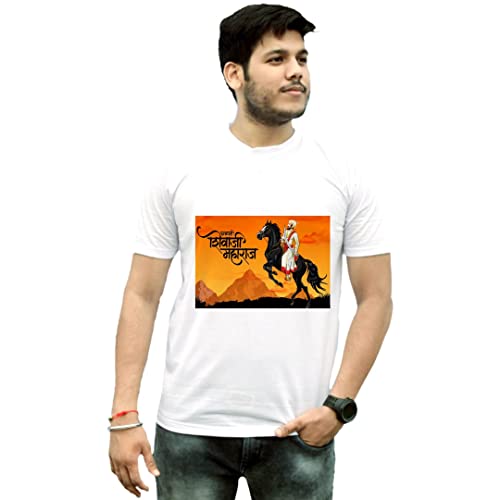 Image of CHHATRAPATI Shivaji MAHARAJ JAYANTI Unisex Cotton Tshirt i