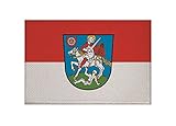 U24 Aufnäher Bingen Fahne Flagge Aufbügler Patch 9 x 6 cm
