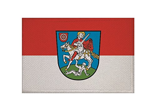 U24 Aufnäher Bingen Fahne Flagge Aufbügler Patch 9 x 6 cm