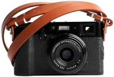 Evergreen Leather Camera Strap – Split Ring, 28" or 38" Compatible with Fuji Sony Nikon Leica Canon