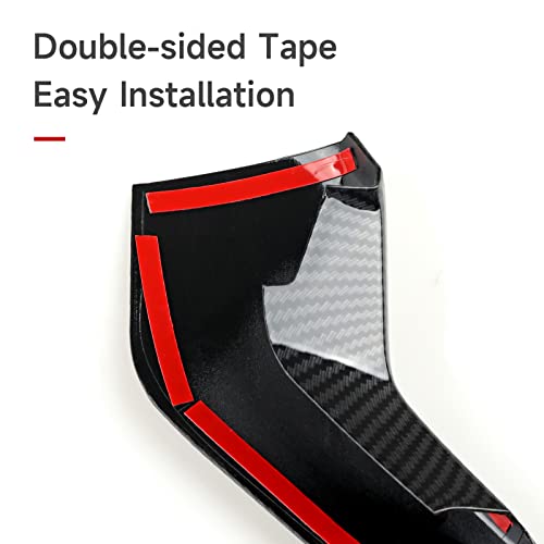 Image of Car Side Gear Shift Cover Strip Decals for 2022 2023 2024 2025 2026 Honda Civic 11th Gen Accessories ABS Carbon Fiber Interior Stickers