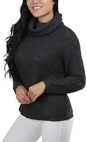Image of ToBeInStyle Women's Classic Knit Fold Over Turtleneck Pullover