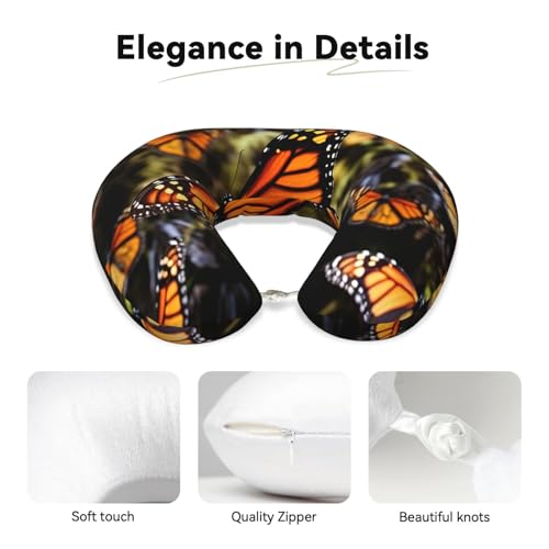 Almohada de espuma viscoelástica para viaje cuello U miniatura 2